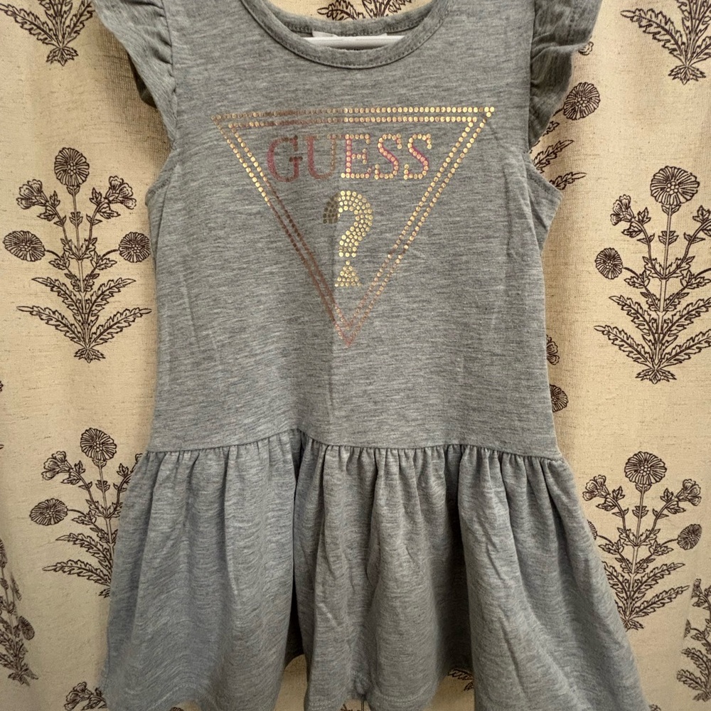 GUESS Sparkling Gray Kids Dress
